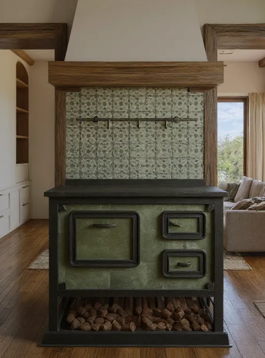 Tradycyjne elementy wykończeniowe w nowoczesnej kuchni – projektowanie wnętrz z charakterem.